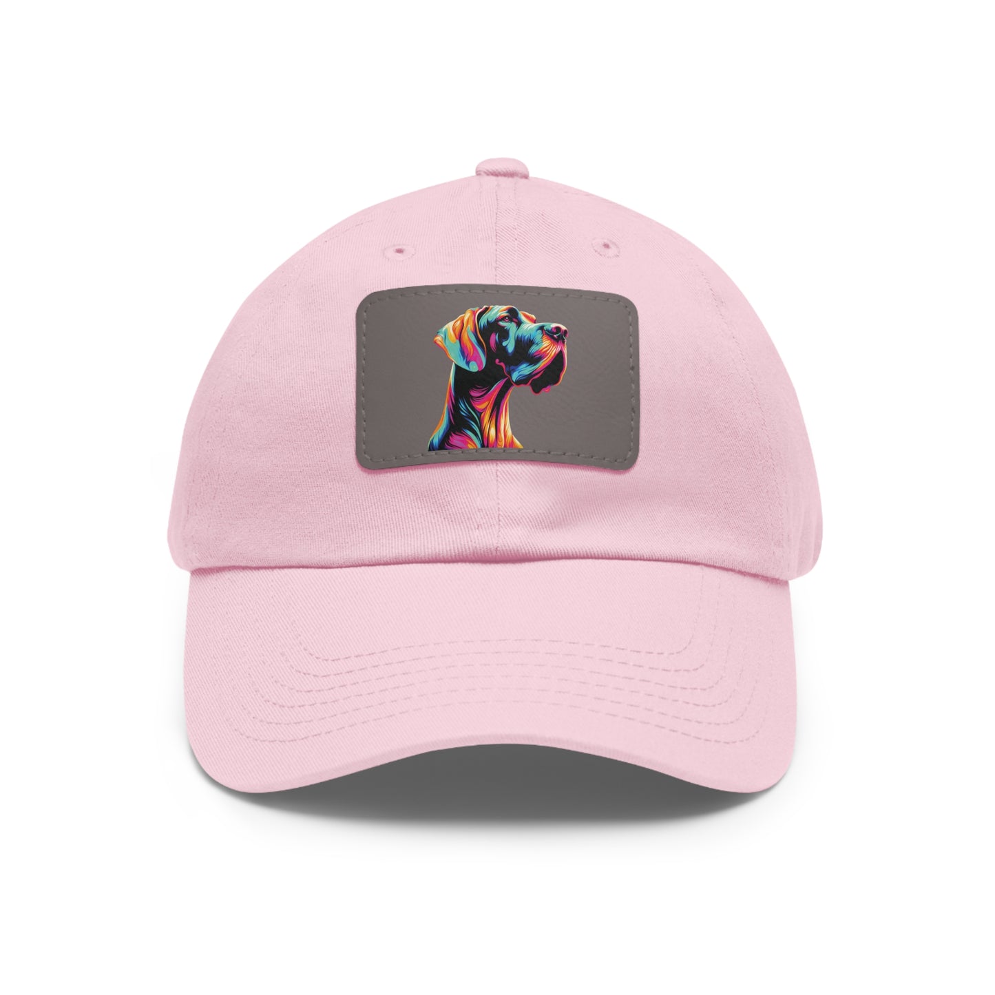 Bright Neon Great Dane Summer Ball Cap