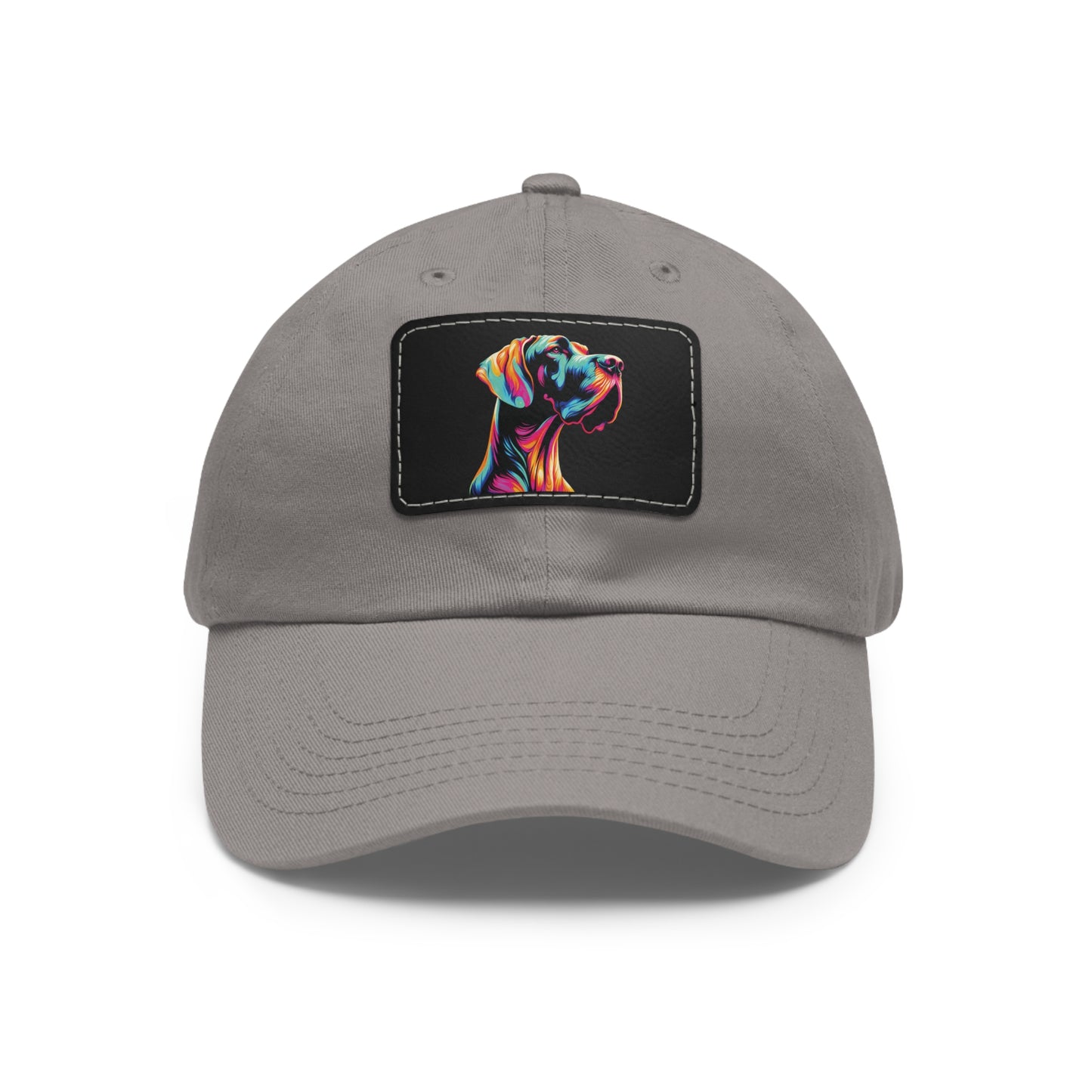 Bright Neon Great Dane Summer Ball Cap