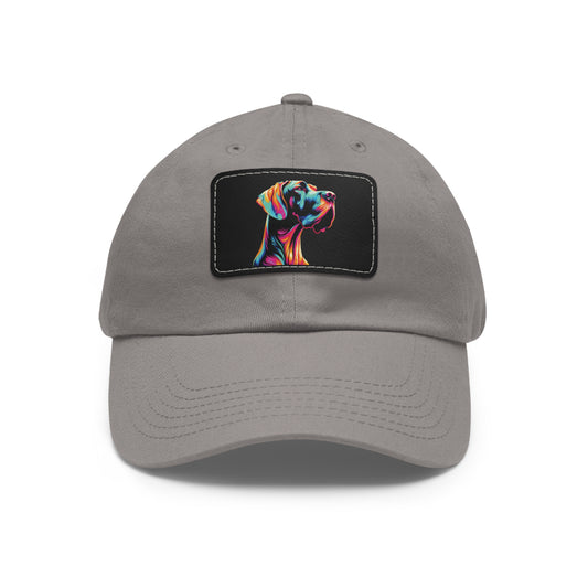 Bright Neon Great Dane Summer Ball Cap