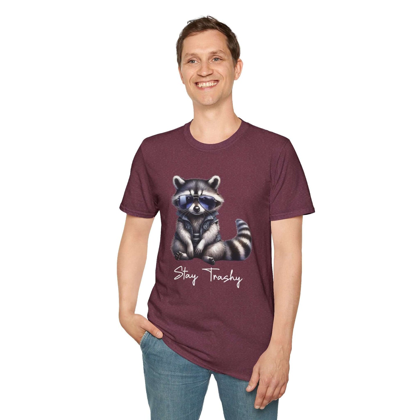 Stay Trashy Funny Racoon Tee