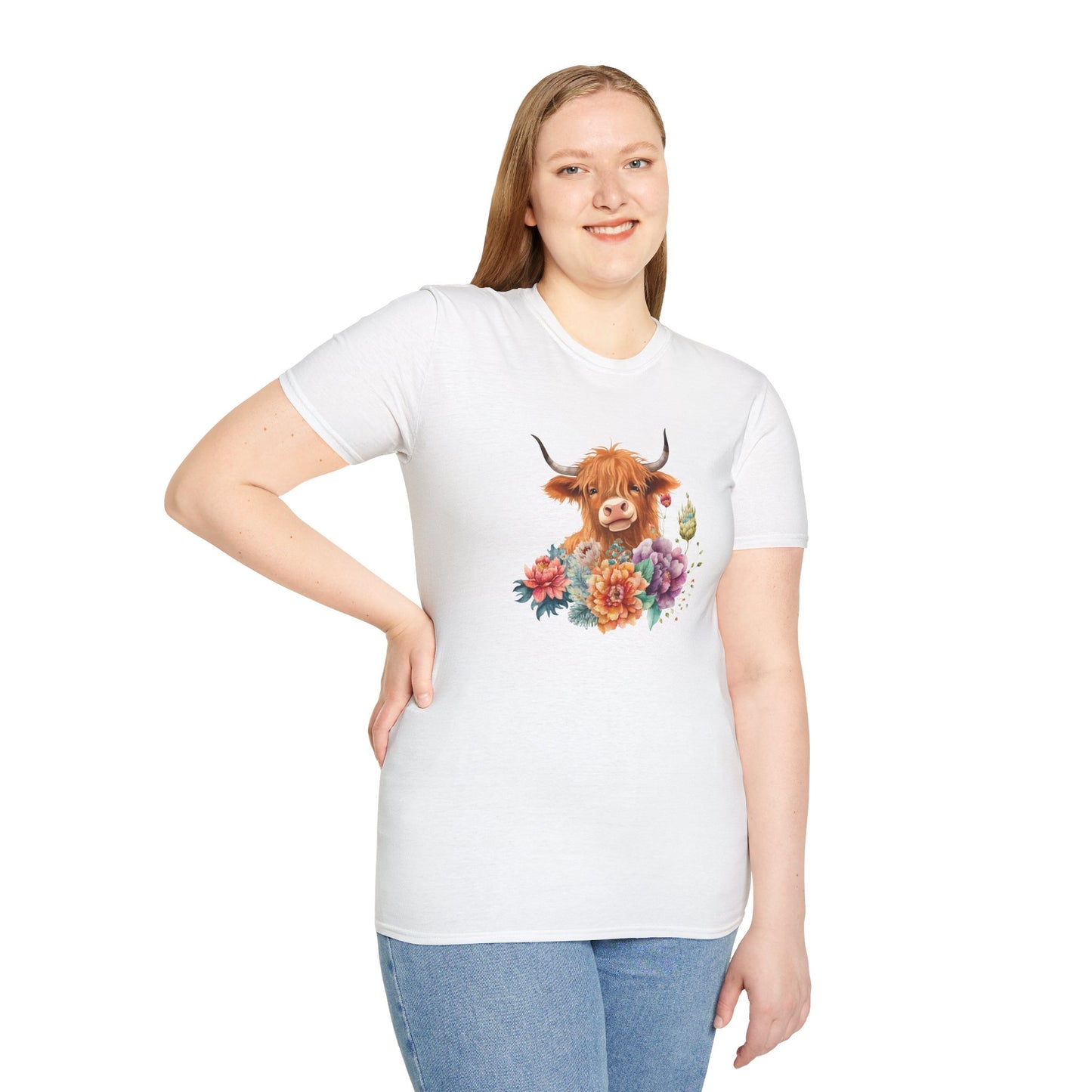 Mini Cow Floral Tee