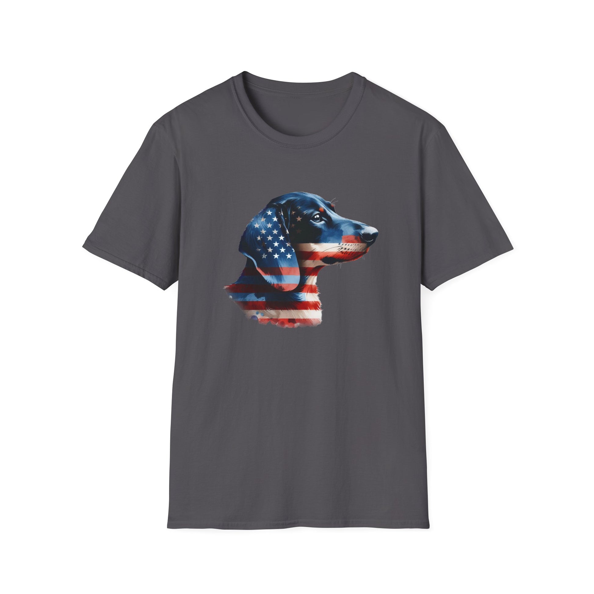 Patriotic Dachshund Unisex Soft Style T-Shirt - Four More Paws