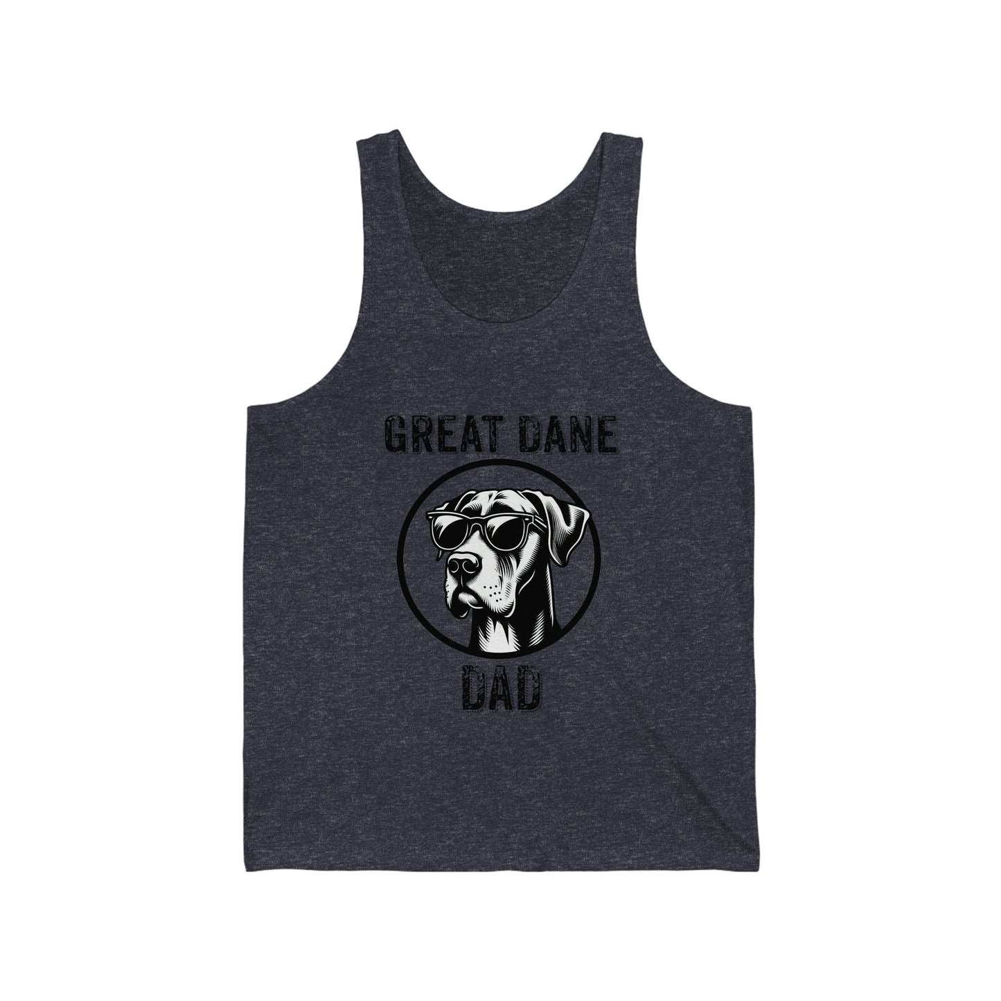 Great Dane Dad Unisex Jersey Tank