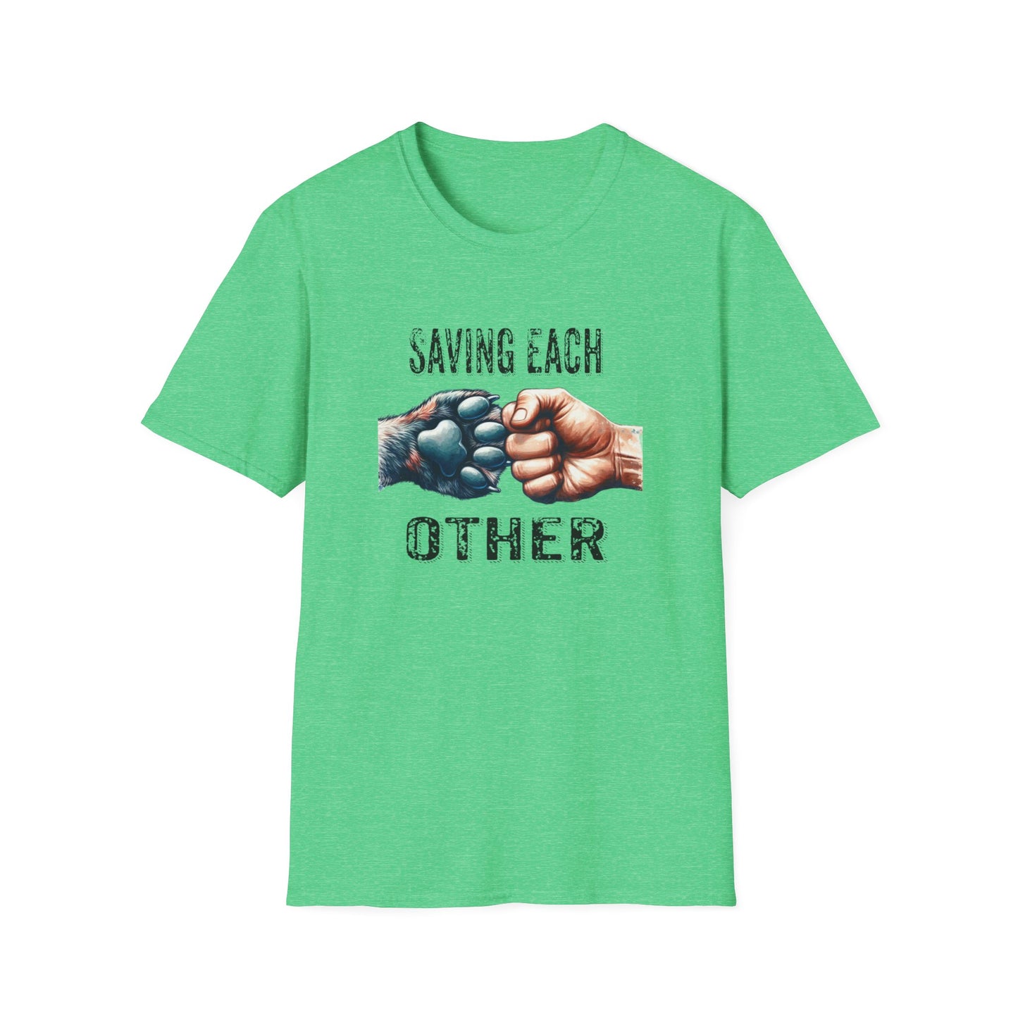 Saving Each Other Dog Rescue Tee - Four More Paws