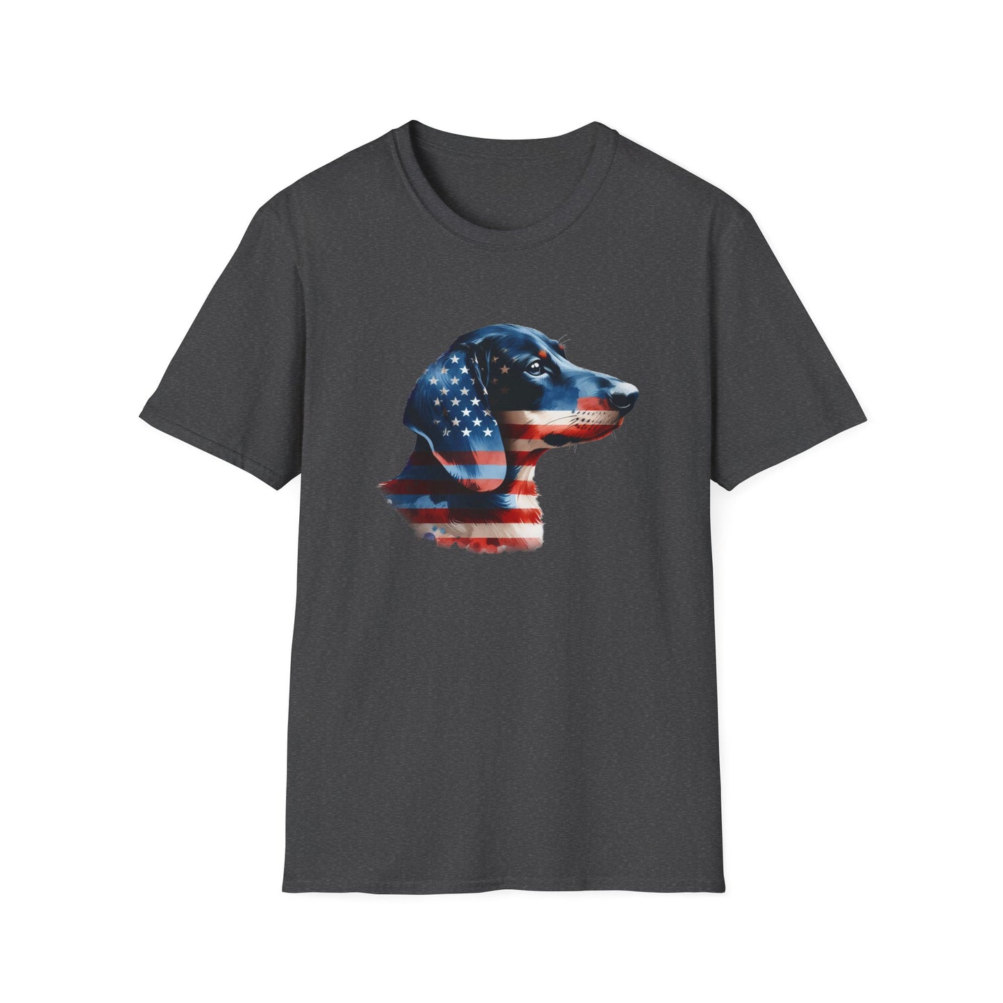 Patriotic Dachshund Unisex Soft Style T-Shirt - Four More Paws