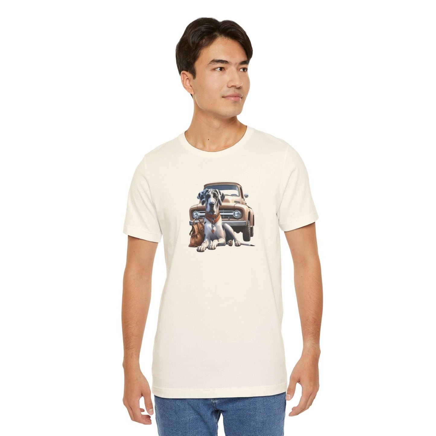 Vintage Harlequin TruckVintage Harlequin TruckVintage Harlequin TruckThis classic unisex jersey short sleeve tee fits like a well-loved favorite. Soft cotton and quality print make users fall in love with it over and over again. These t-shirts have-ribbed