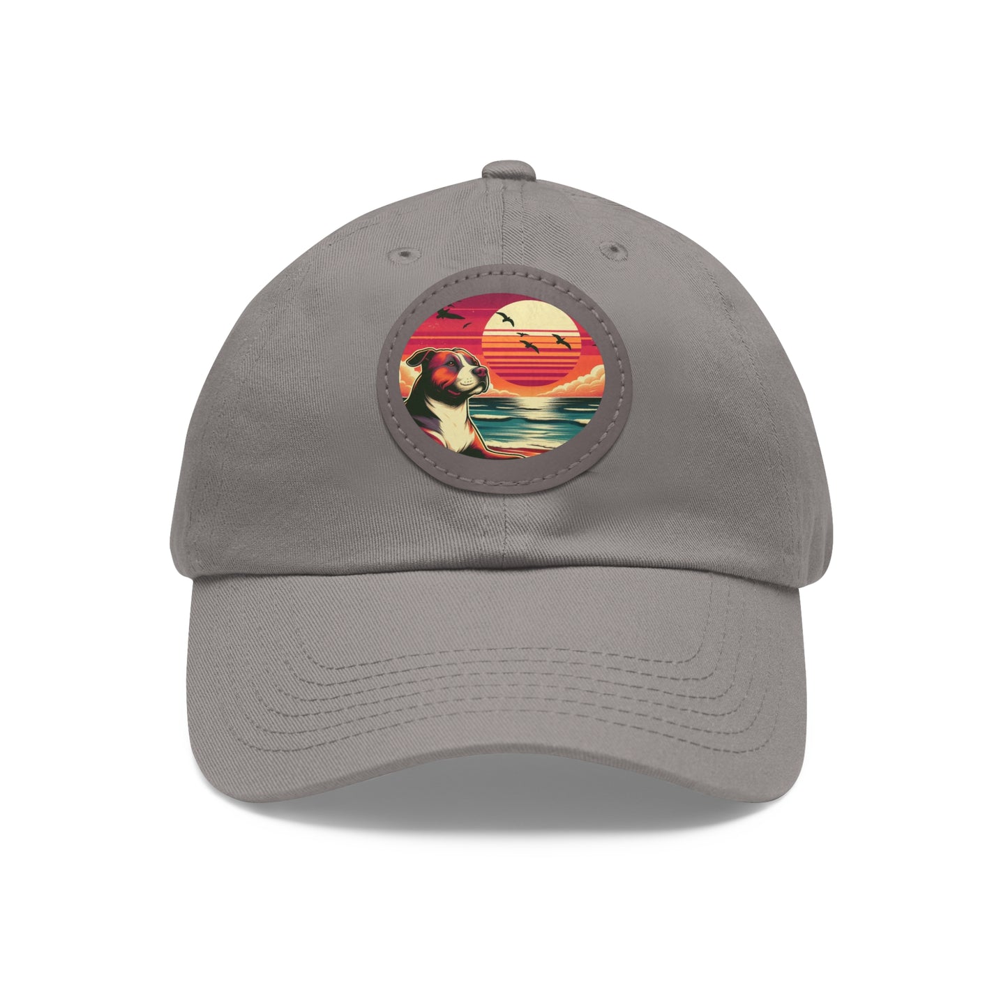 Pit Bull Summer Vibes Classic Summer Ball Cap, Pitbull Mom, Pitbull Dad, Pittie Lovers, Popular Vacation Hat,