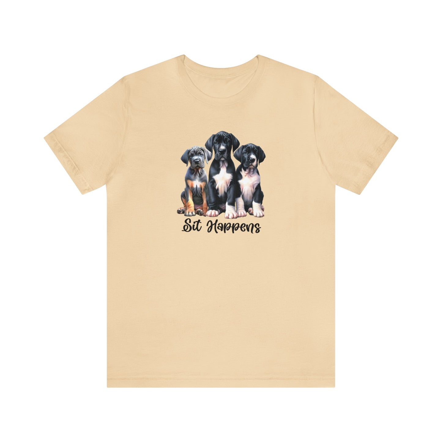 Sit Happens Funny Dog Tee