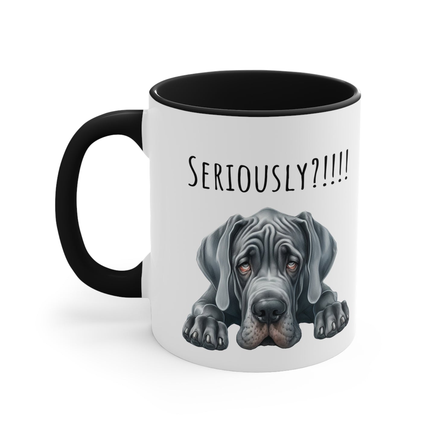 Seriously Funny Dog Morning Coffee Mug