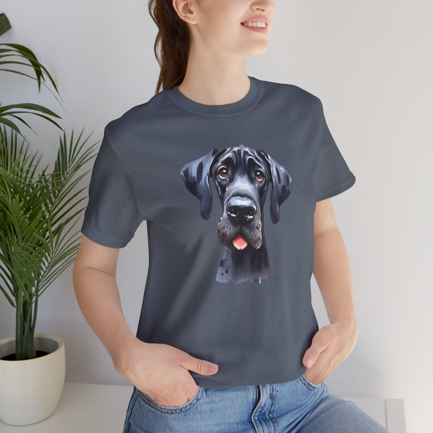 Funny Great Dane Unisex Jersey Short Sleeve Tee