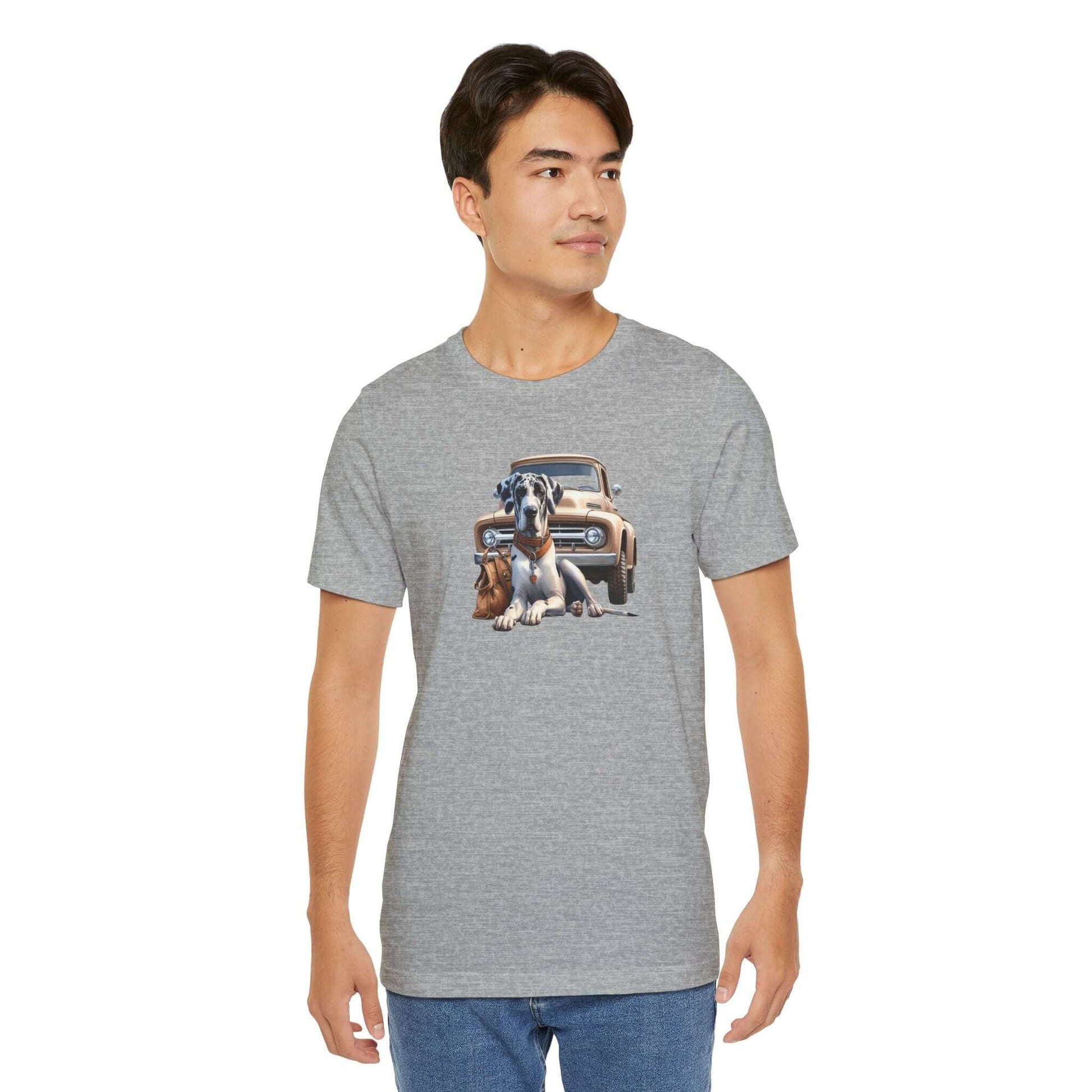 Vintage Harlequin TruckVintage Harlequin TruckVintage Harlequin TruckThis classic unisex jersey short sleeve tee fits like a well-loved favorite. Soft cotton and quality print make users fall in love with it over and over again. These t-shirts have-ribbed