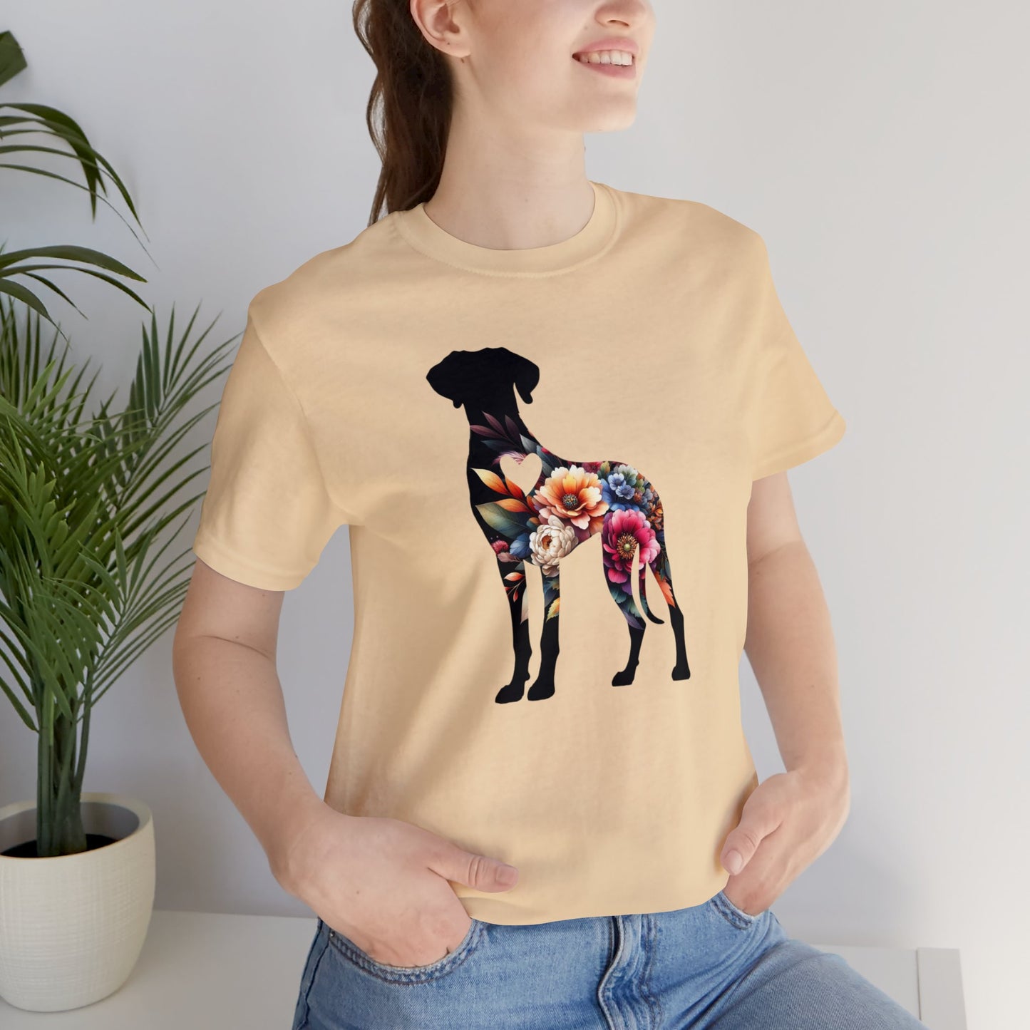 Great Dane Floral T-Shirt