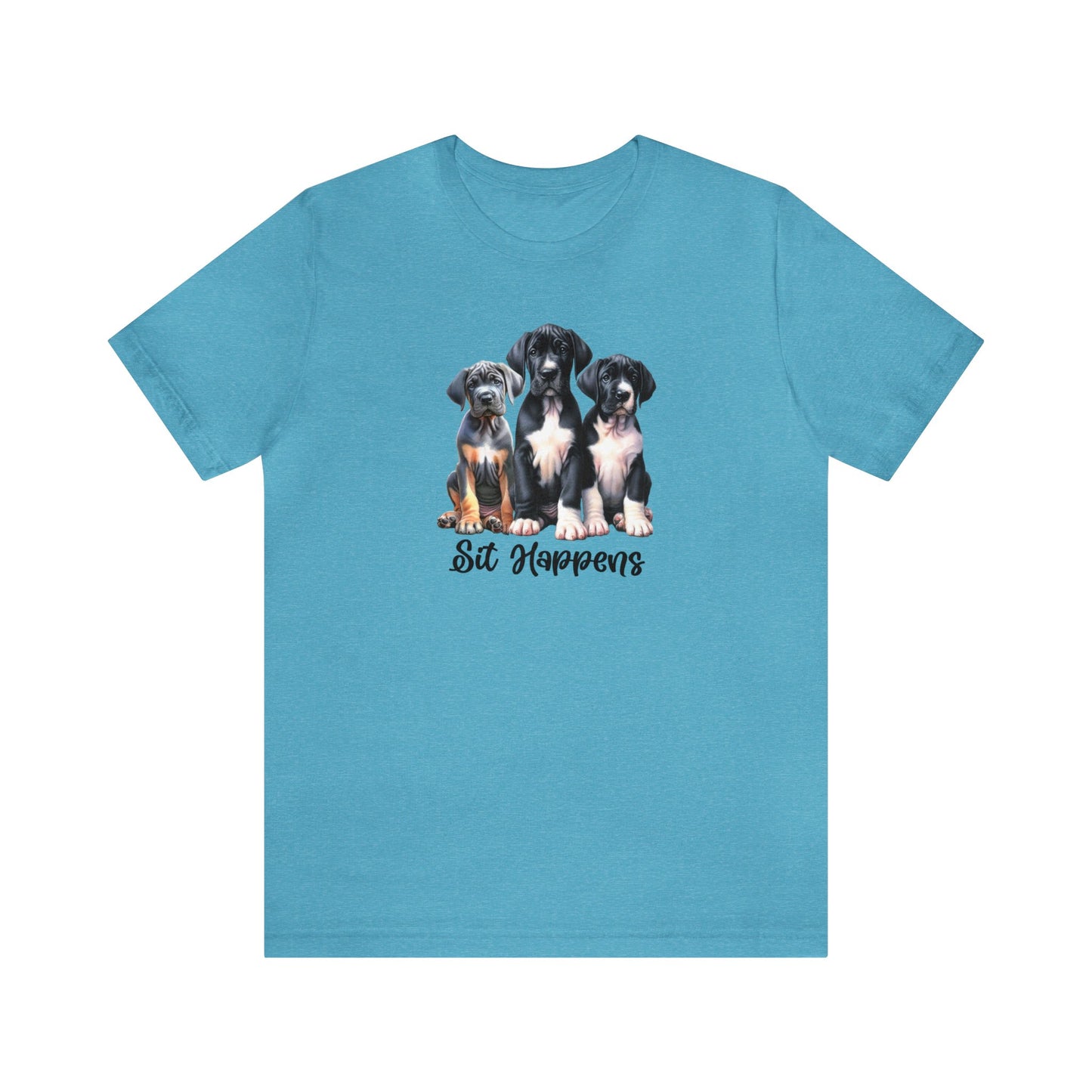 Sit Happens Funny Dog Tee