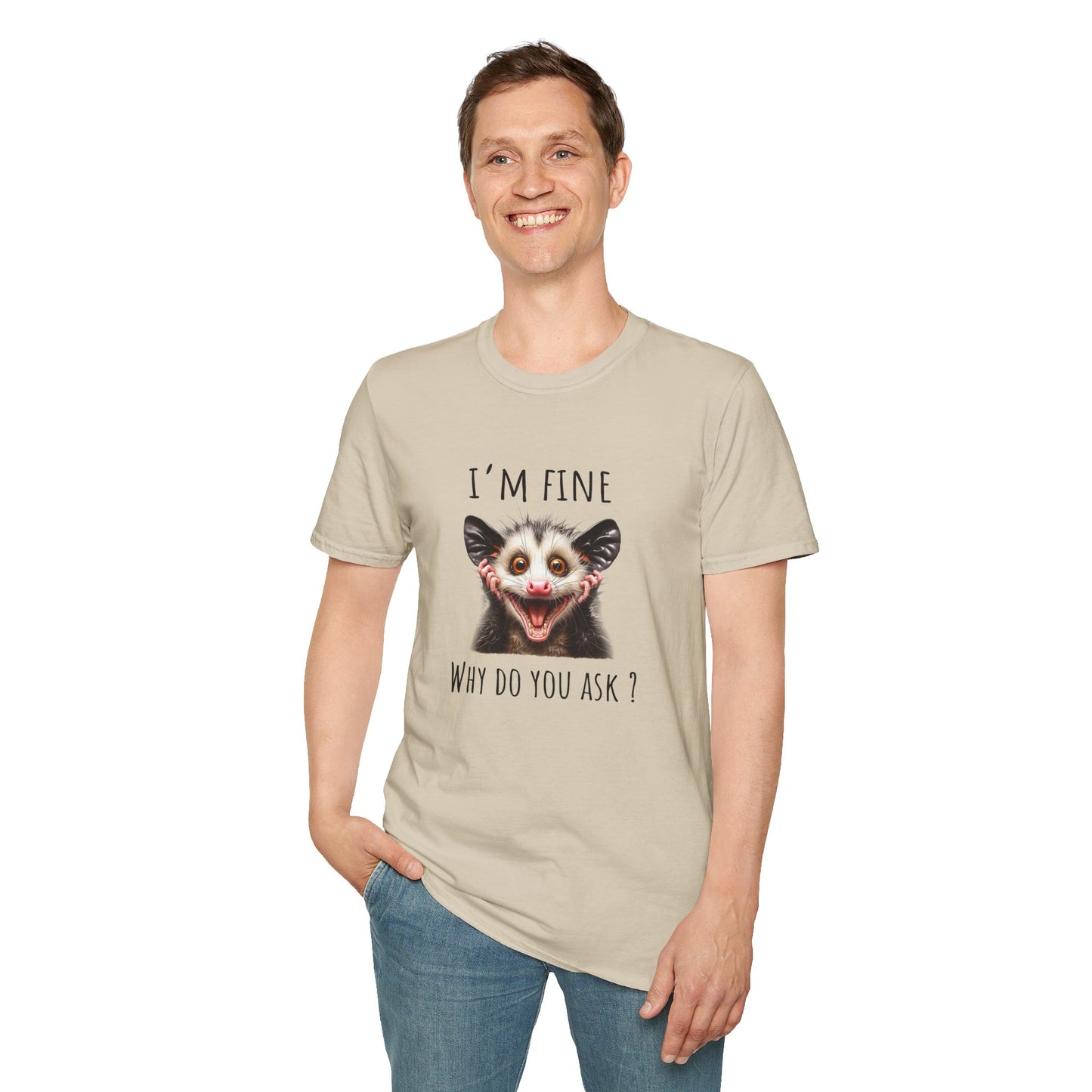 Funny Opossum Soft Style Tee