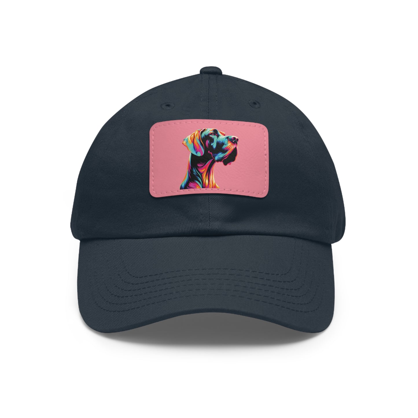 Bright Neon Great Dane Summer Ball Cap