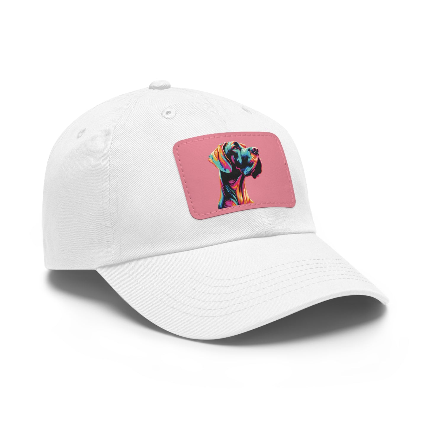 Bright Neon Great Dane Summer Ball Cap