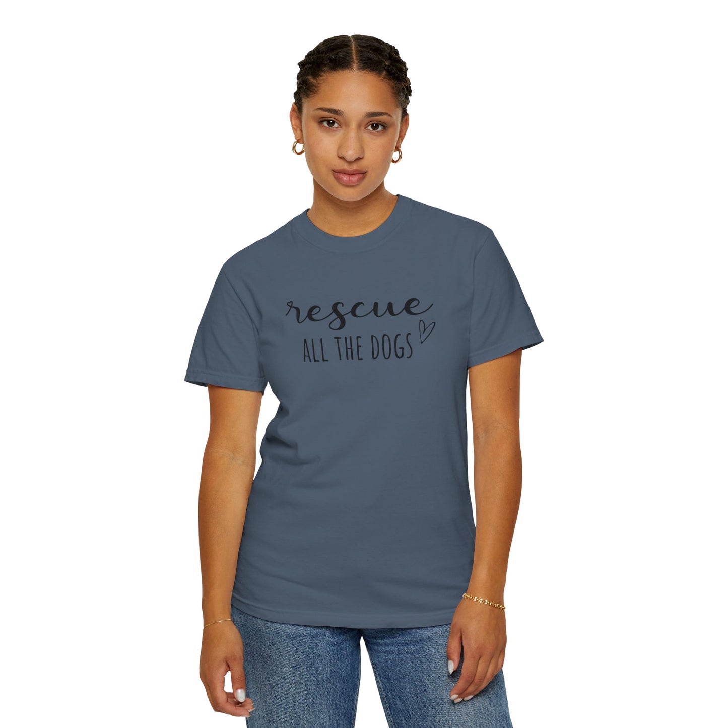 Rescue All the Dogs Unisex Garment-Dyed T-shirt