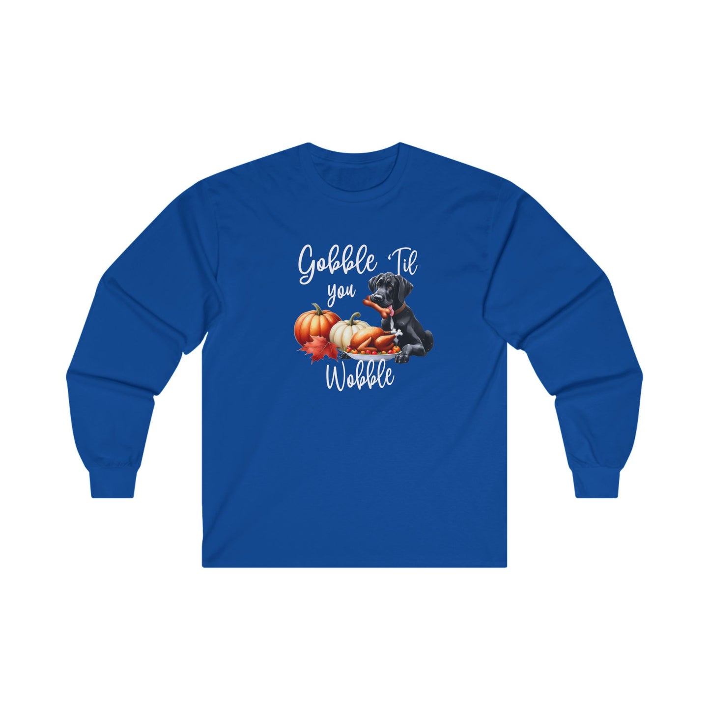 Great Dane Long Sleeve Thanksgiving Tee