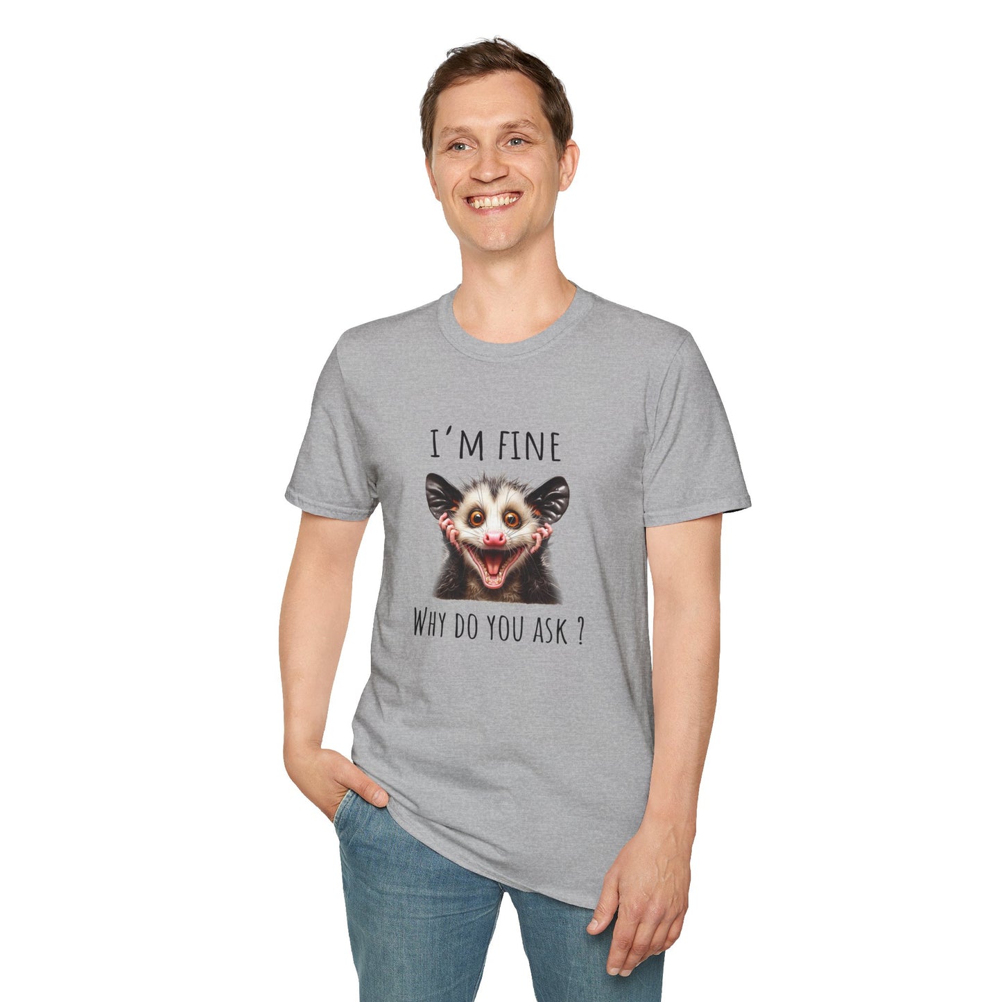 Funny Opossum Soft Style Tee