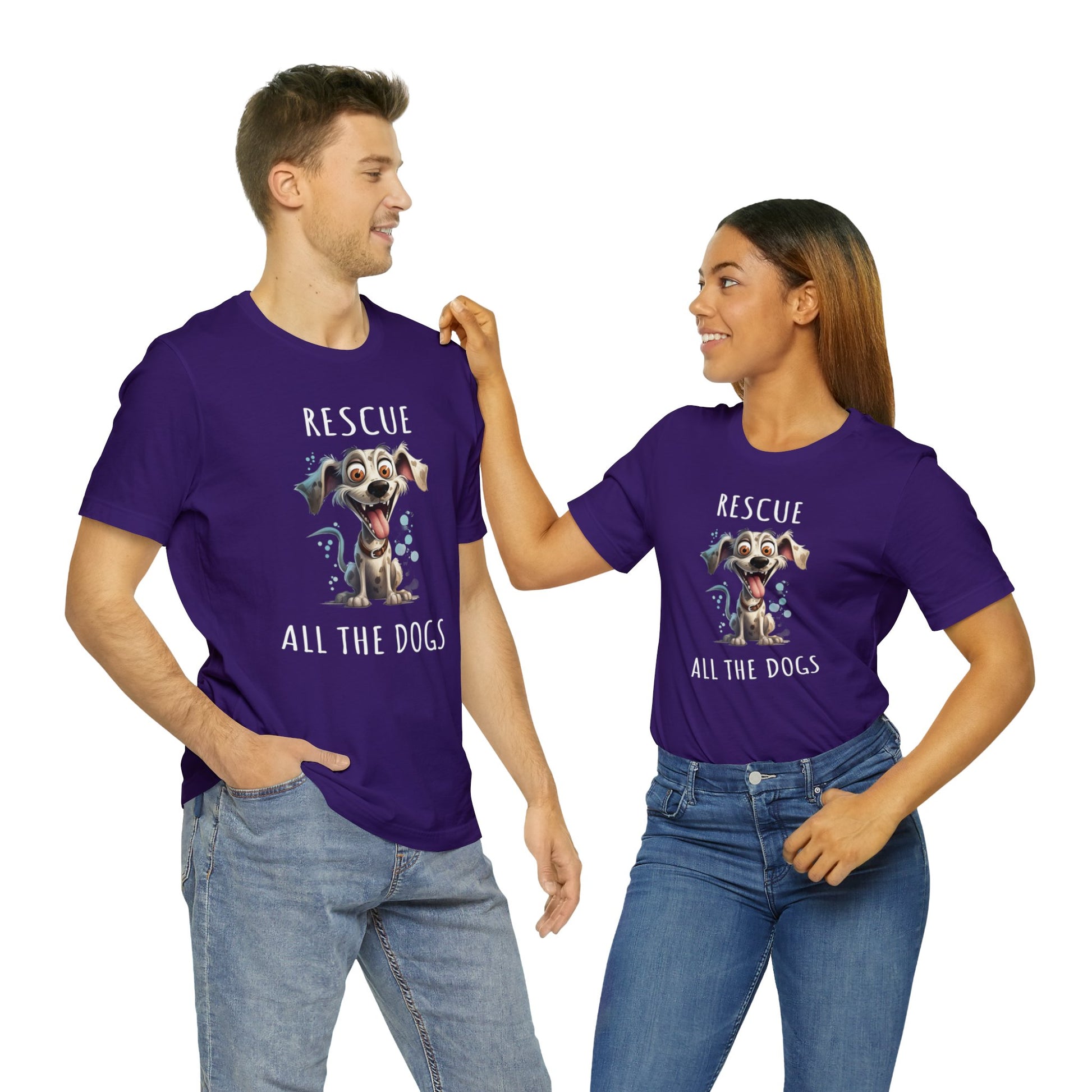 Rescue All The Dogs Tee - Four More Paws