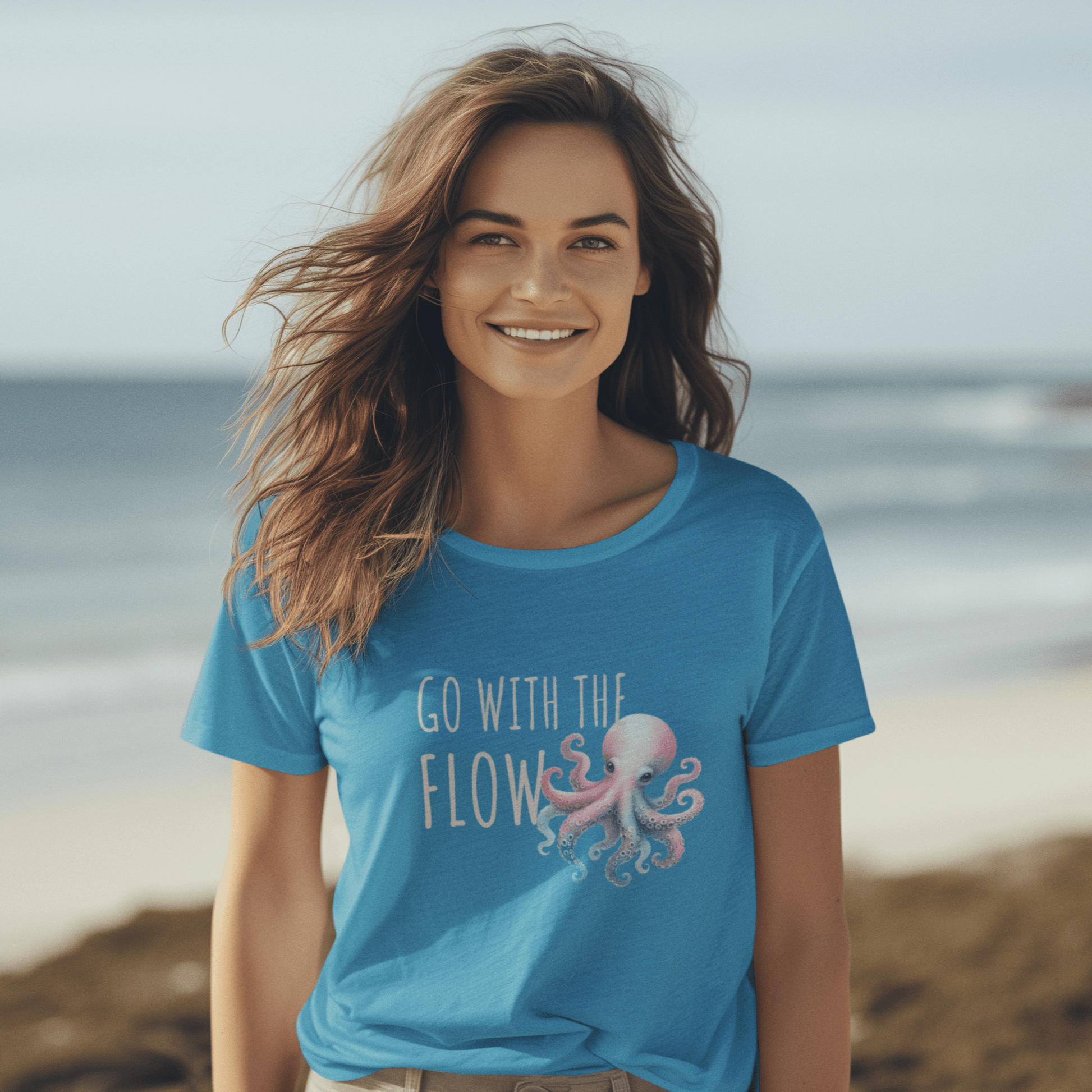 Go With The Flow Octopus Tee - Four More Paws