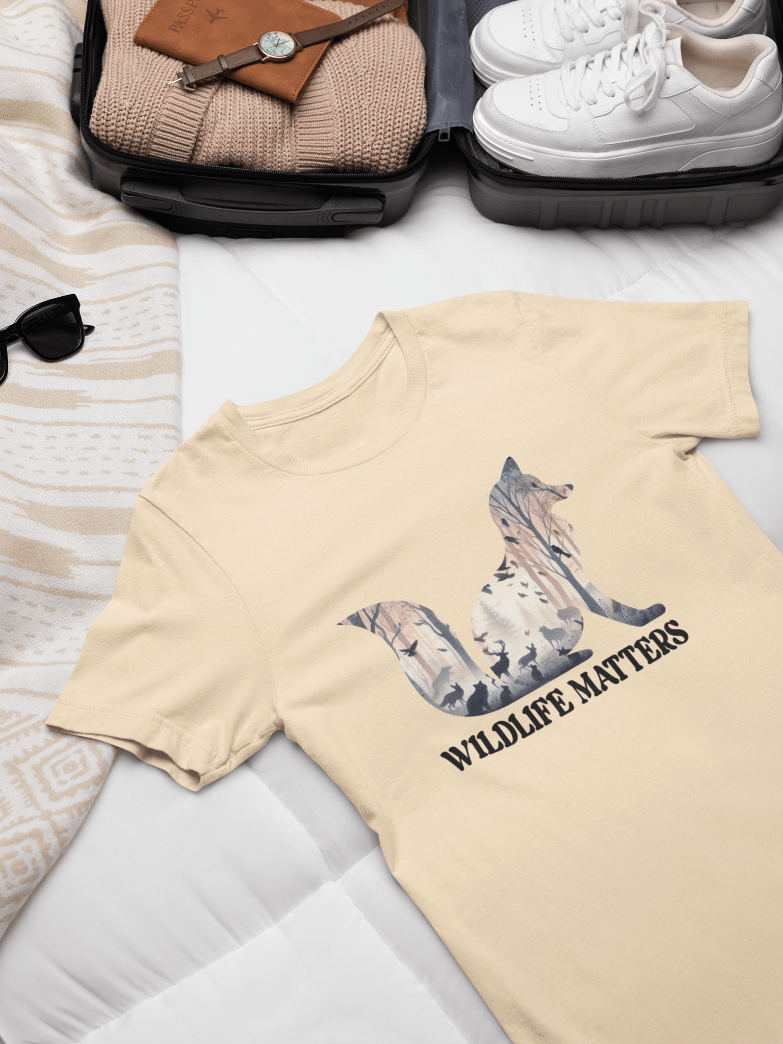 Wildlife Matters Fox Tee - Four More Paws